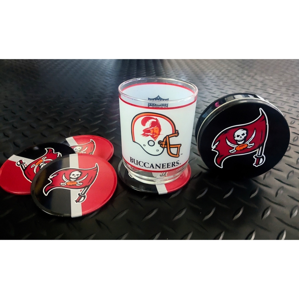 Buccaneers Coasters & Glass